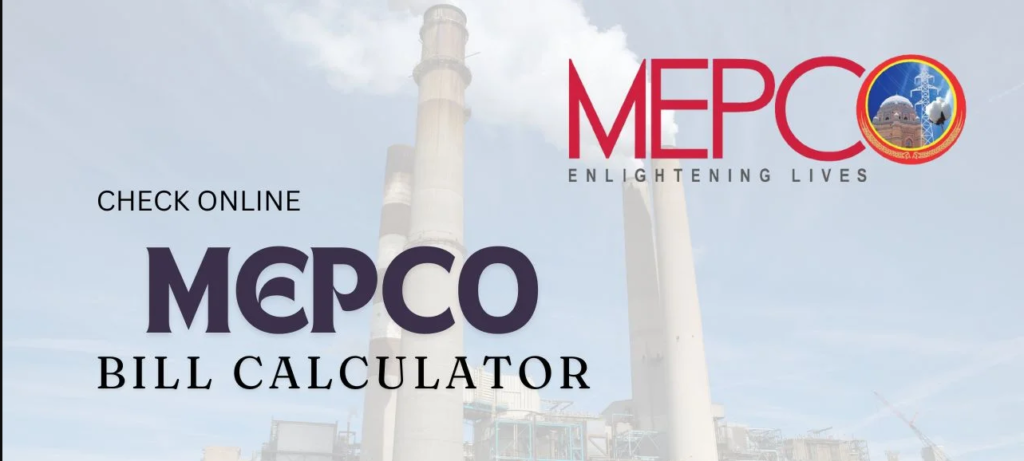 Mepco Bill Calculator